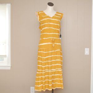 Simply Vera Wang Gold Stripe Dress in XL